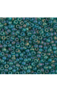 Miyuki rocailles Perlen 8/0 - Matte transparent emerald ab 8-147FR